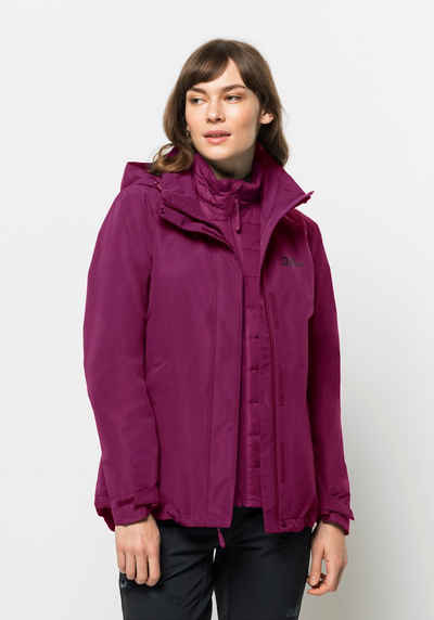 Jack Wolfskin 3-in-1-Funktionsjacke GEISSHORN 3IN1 JKT W (2 teilig)