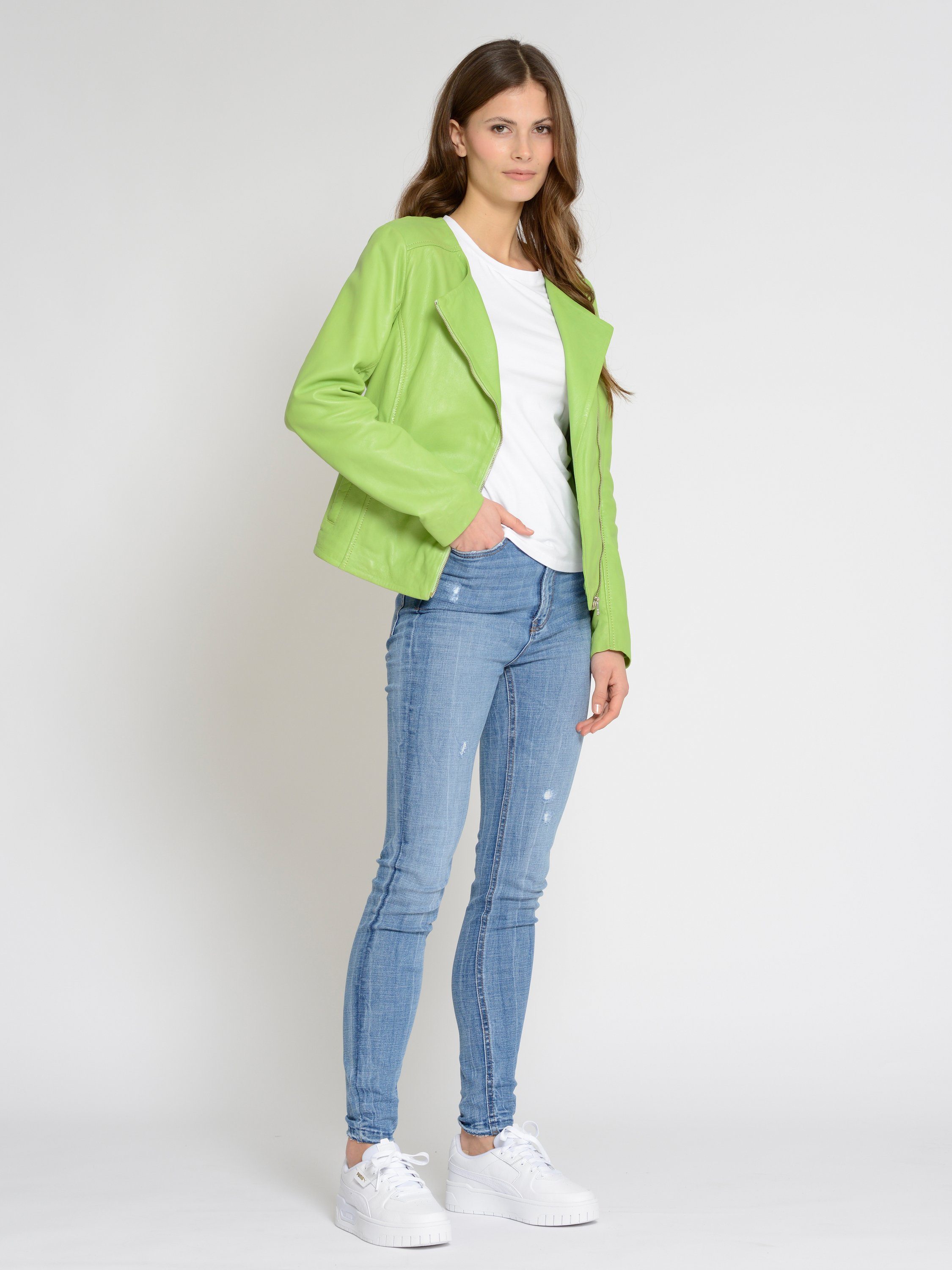 green mint 42021220 Lederblazer Maze