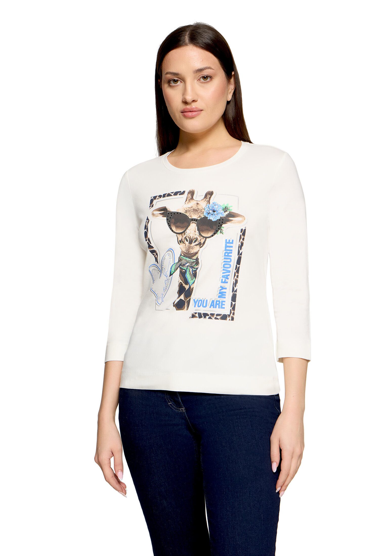 Betty Barclay 3/4-Arm-Shirt Damen mit Aufdruck (1-tlg)