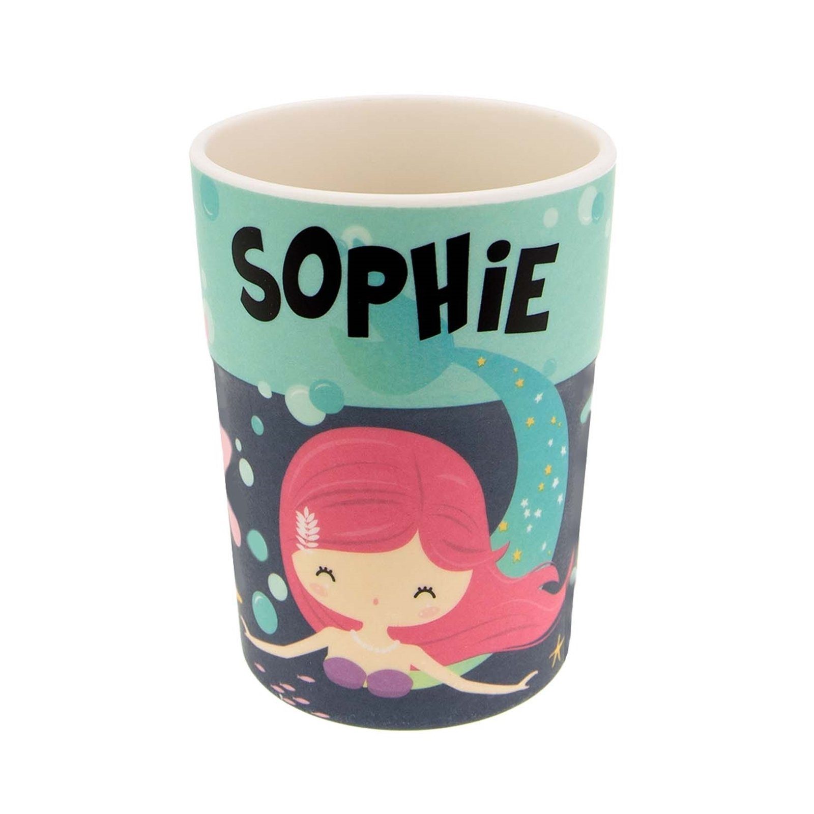 HTI-Living Kinderbecher Kinderbecher Namensbecher Sophie, 1-tlg., Kunststoff, Trinkbecher Saftbecher Milchbecher