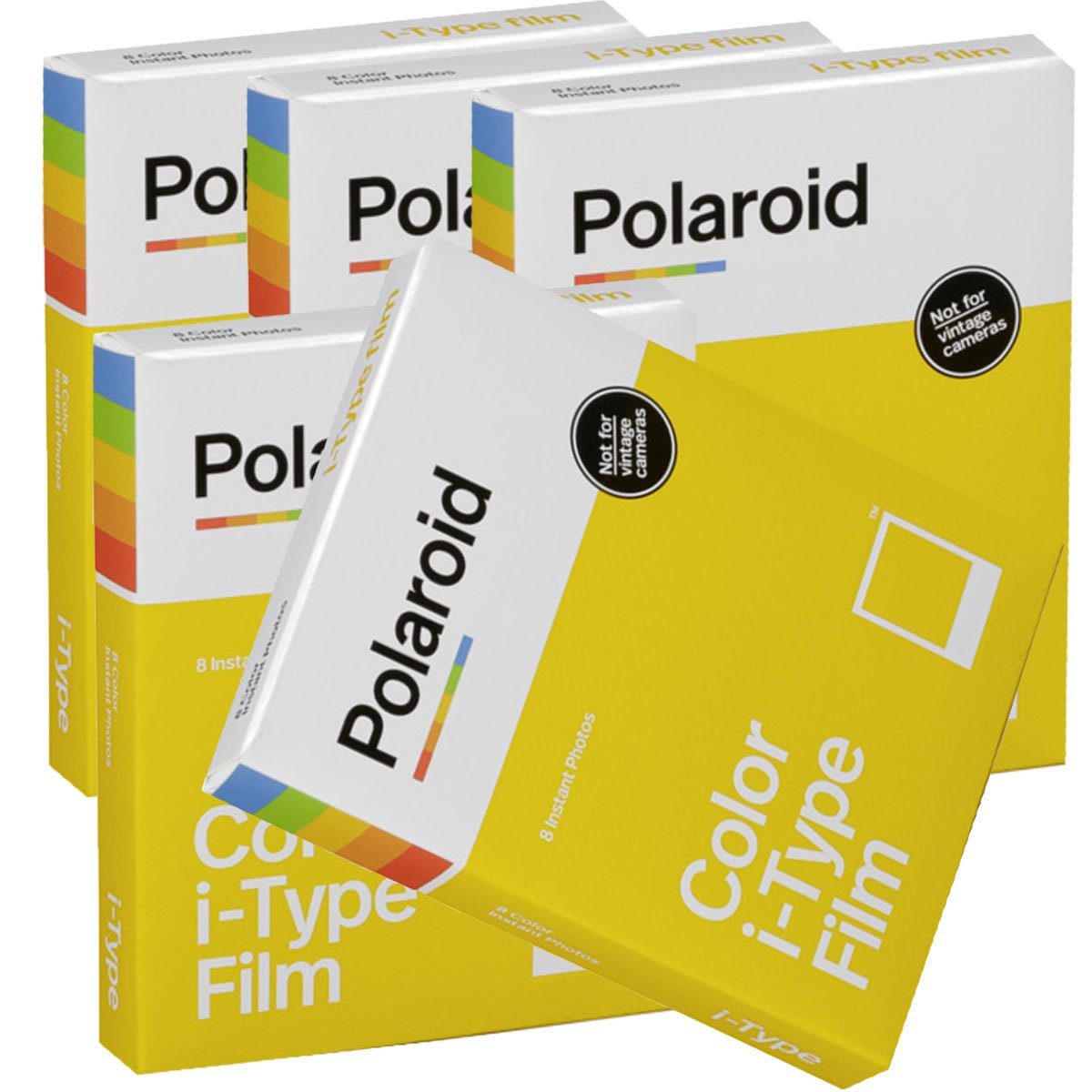 Polaroid 5x Polaroid Color i-Type für Sofortbildkamera | Sofortbildkameras
