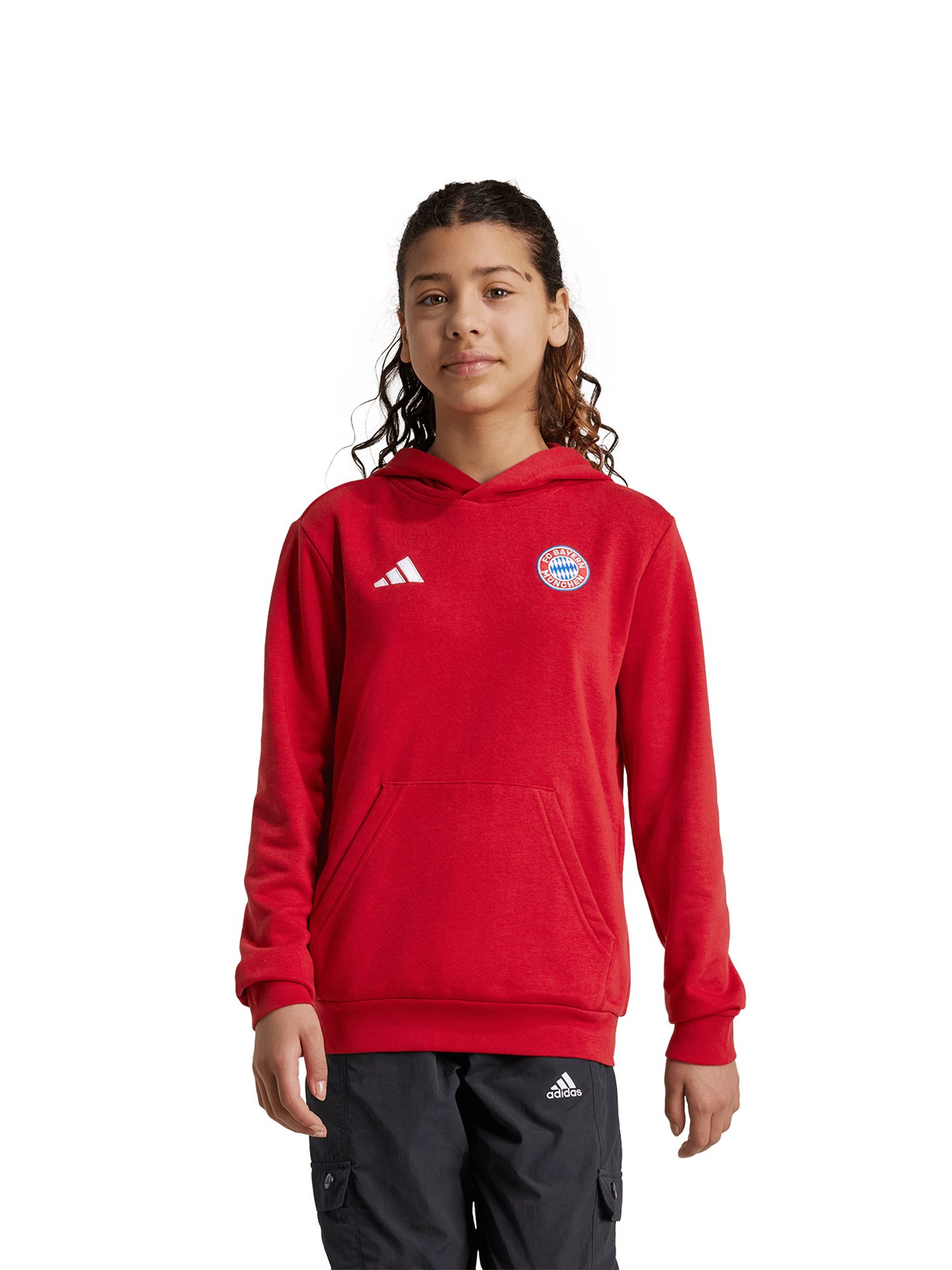 adidas Performance Kapuzenpullover FC Bayern München, Hoodie DNA, Kinder, Bordeaux