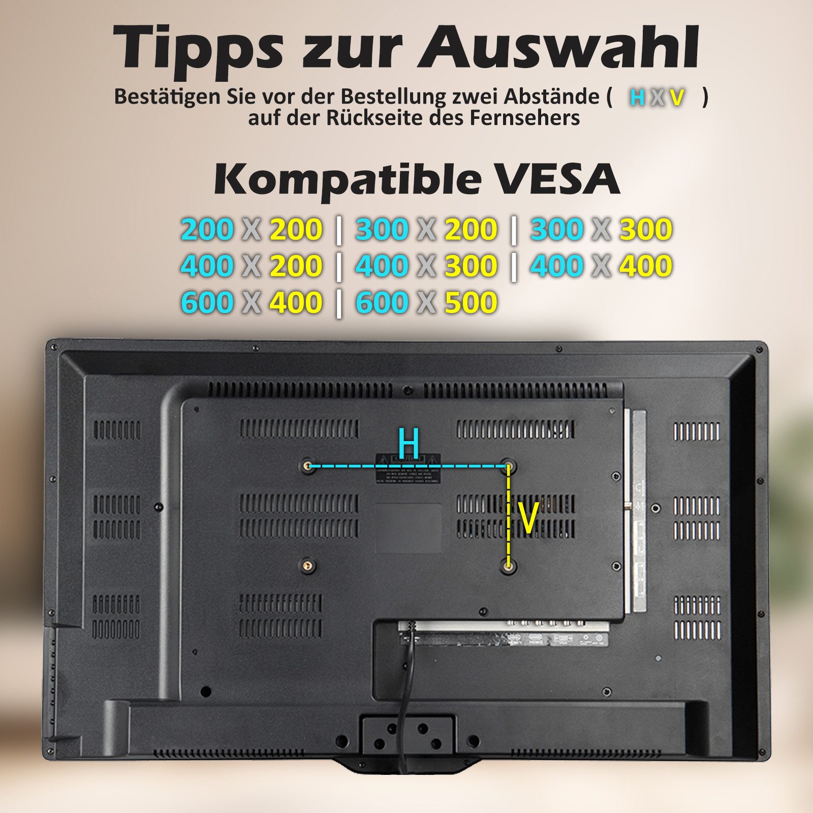 muchen TV-Wandhalterung TV Wandhalterung für 80" 75" 65" 55" 43" LCD LED Fernseher bis zu 65kg, (bis 80,00 Zoll, Set, Für TCL LG SAMSUNG TOSHIBA PHILIPS HISENSE Fernseher, Für Fernseher 32-80 Zoll)