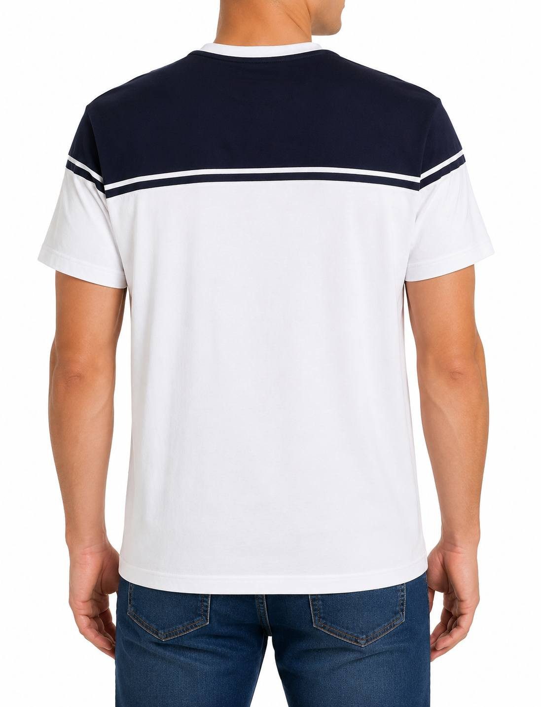 Sergio Tacchini T-Shirt T-Shirt Sergio Tacchini New Young Line (1-tlg) Klassische Kontraste