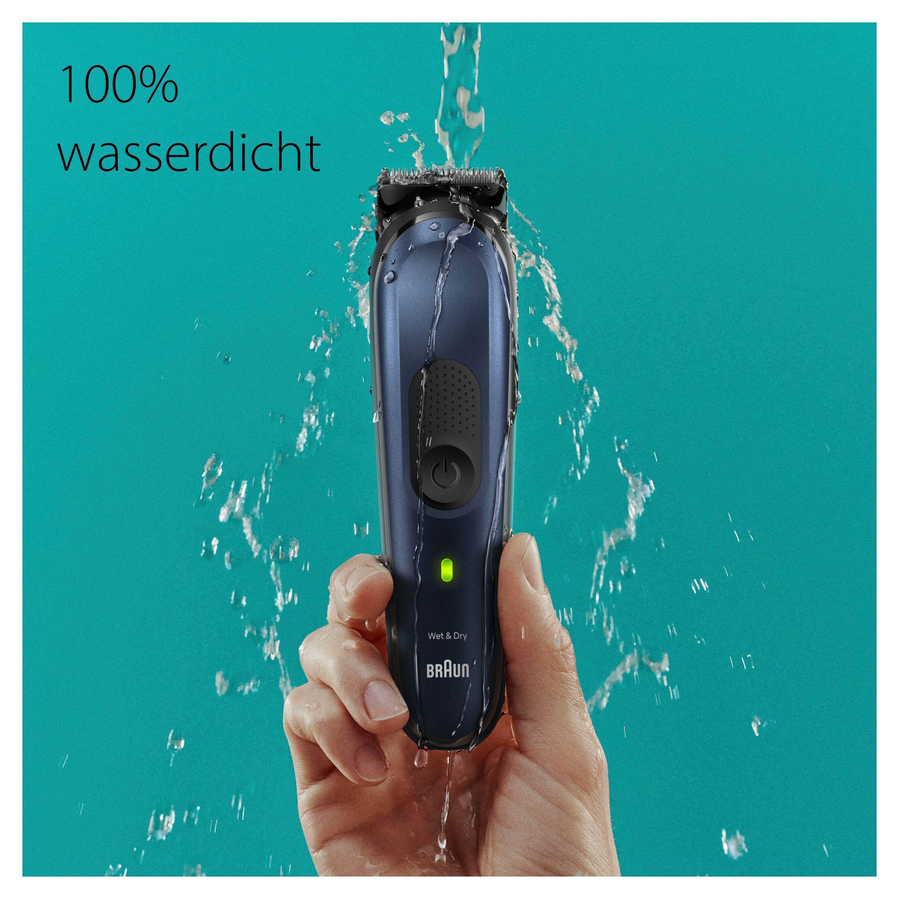 11-in-1 Styling MGK7450, Set, Braun Styling Set Wasserdicht, Barttrimmer All-In-One Haarschneider