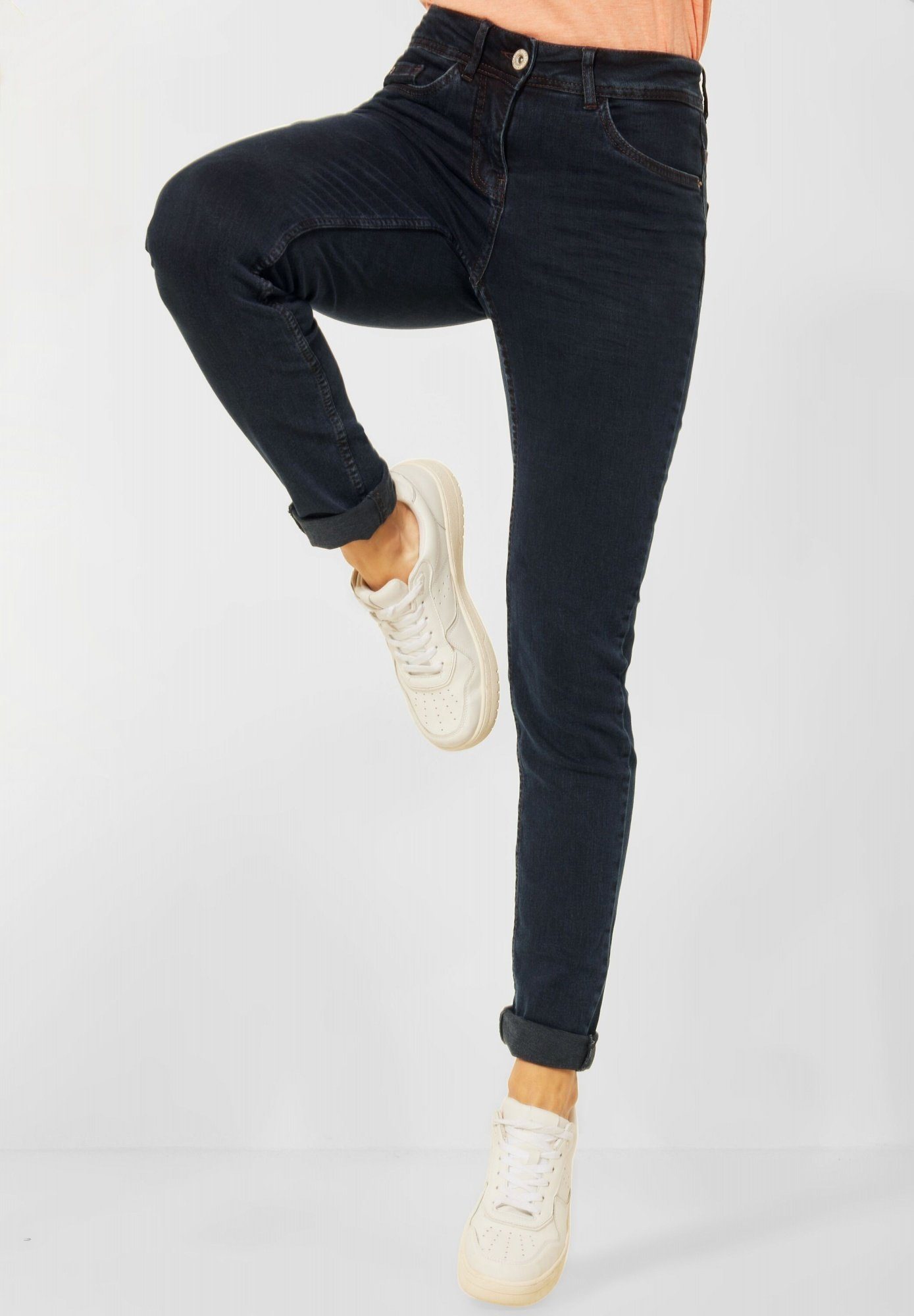 Cecil High-waist-Jeans »Toronto« Taschen, Hose in einem Denimlook online  kaufen | OTTO