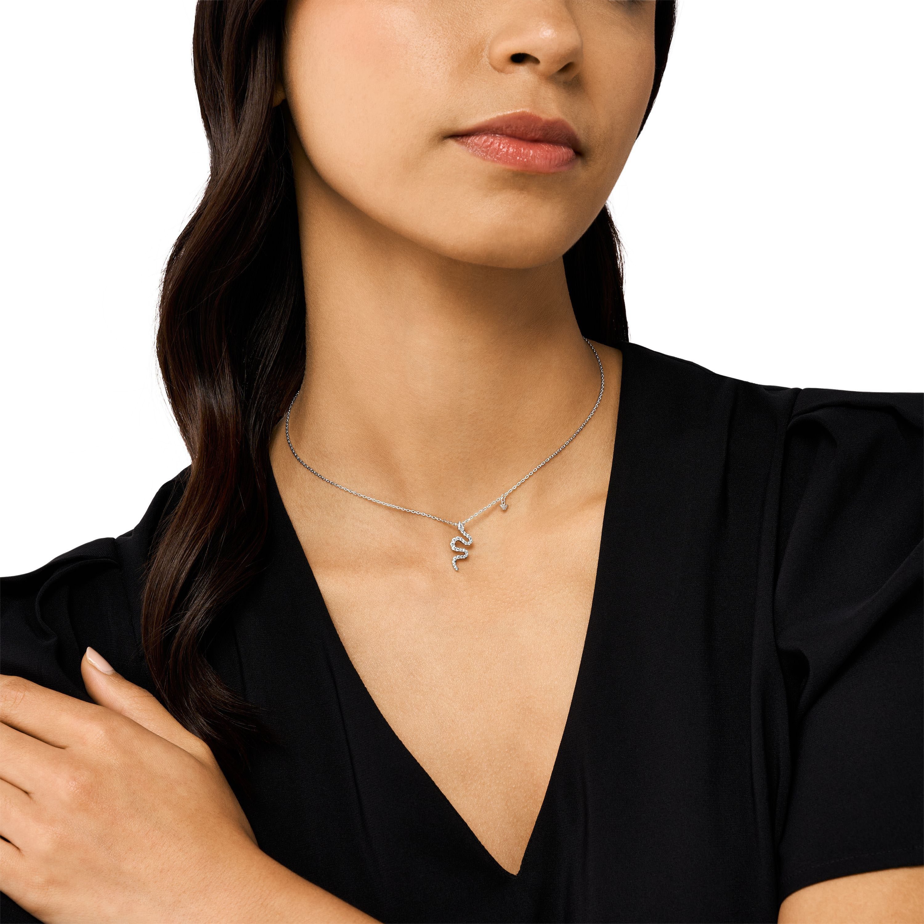 Emporio Armani Kette mit Anhänger Schmu...