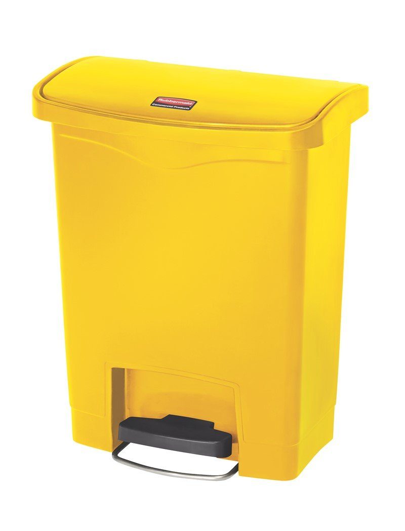 Rubbermaid Mülltrennsystem Rubbermaid Slim Jim® Step-On-Tretabfallbehälter, 30 l, Kunststoff