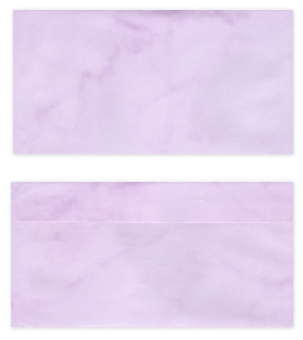 LYSCO Briefumschlag Briefkuvert Marmor-verschiedene Farben, DIN lang, gut beschreibbar durch alle Schreibmaterialien.