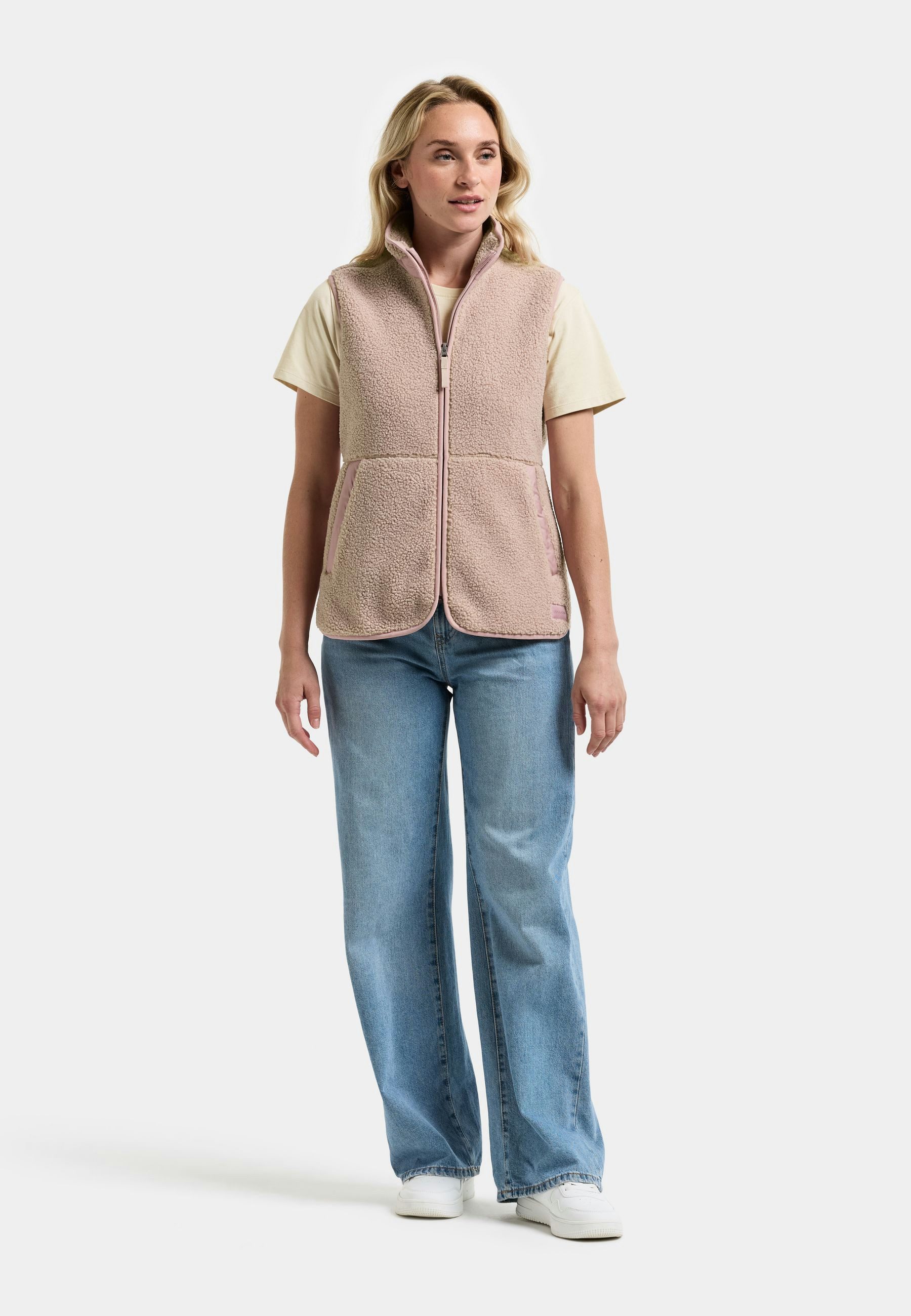 Didriksons Fleeceweste Damen Pile Teddy SIV mit Taschen