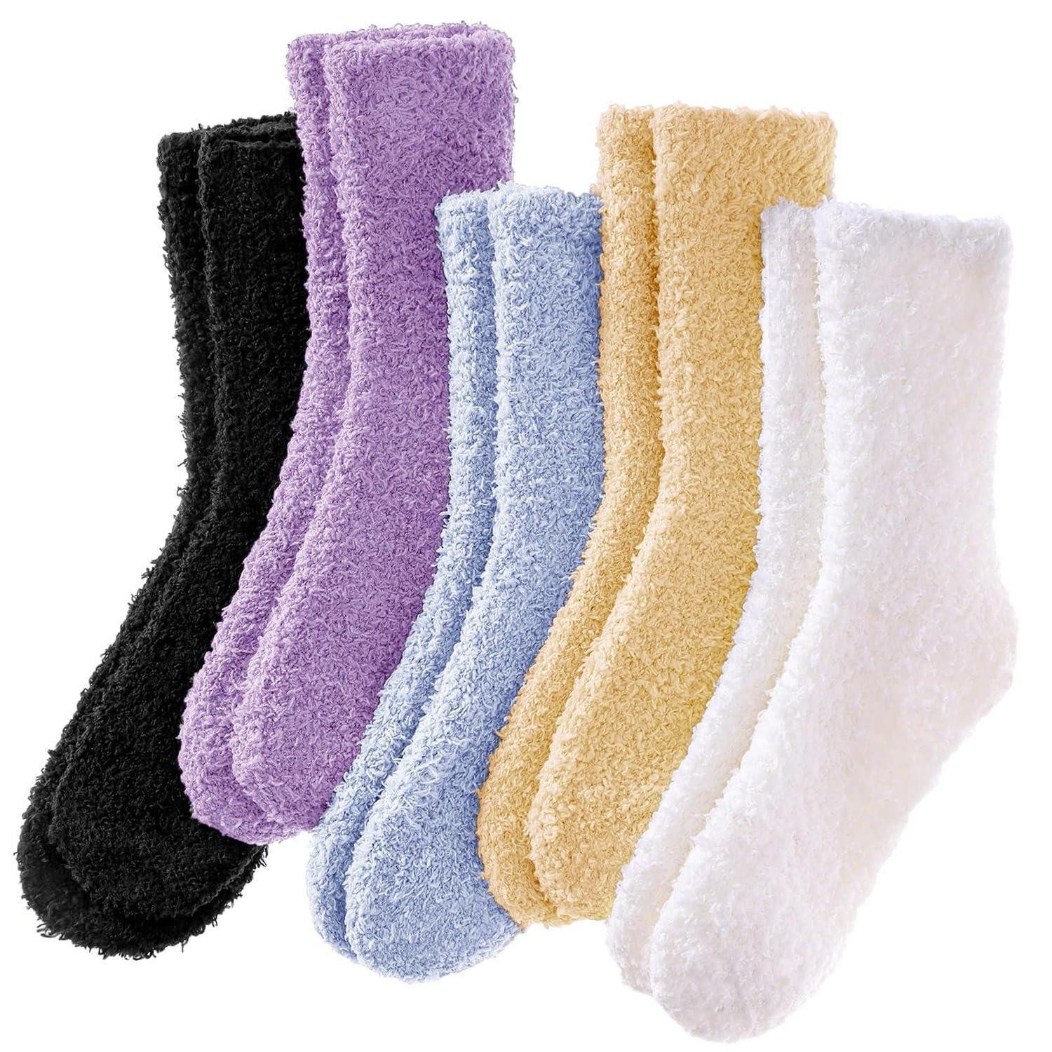 LuxusKollektion Kuschelsocken Haussocken Damen Warm Dick 35-41