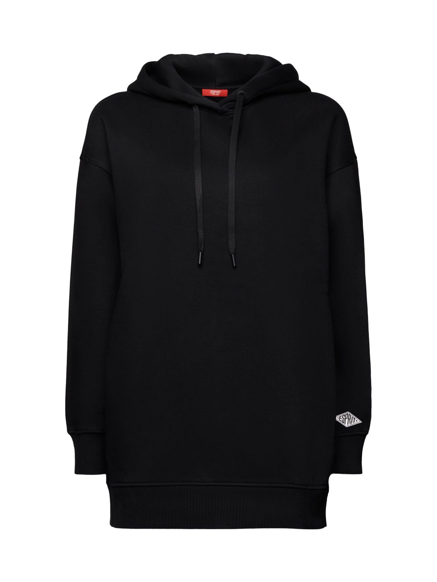 Esprit Sweatshirt Oversize-Hoodie aus Baumwollfleece (1-tlg) BLACK