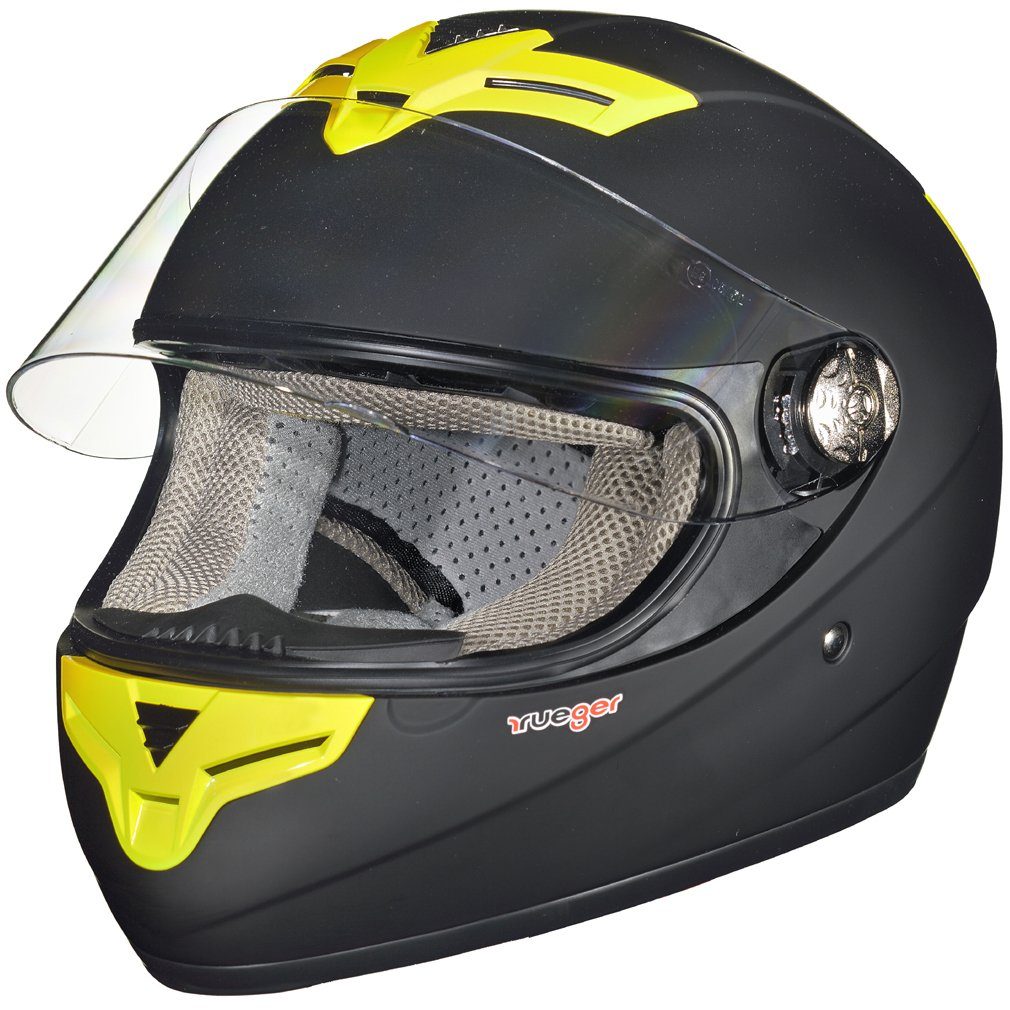 rueger-helmets Motorradhelm »RT-823 Integralhelm Motorradhelm Integral  Motorrad Roller Quad Helm ruegerRT-823 Matt Schwarz Burgund XXS« online  kaufen | OTTO