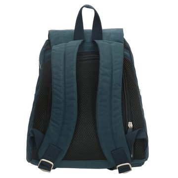 Enrico Benetti Freizeitrucksack blauer mittlerer Rucksack mit Klappe und Sicherheitsfach am Rücken