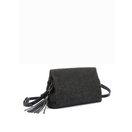 Vivance Umhängetasche Clutch, Handtasche,Schultertasche,Tragetasche,Crossbody Bag, Bast-Optik VEGAN