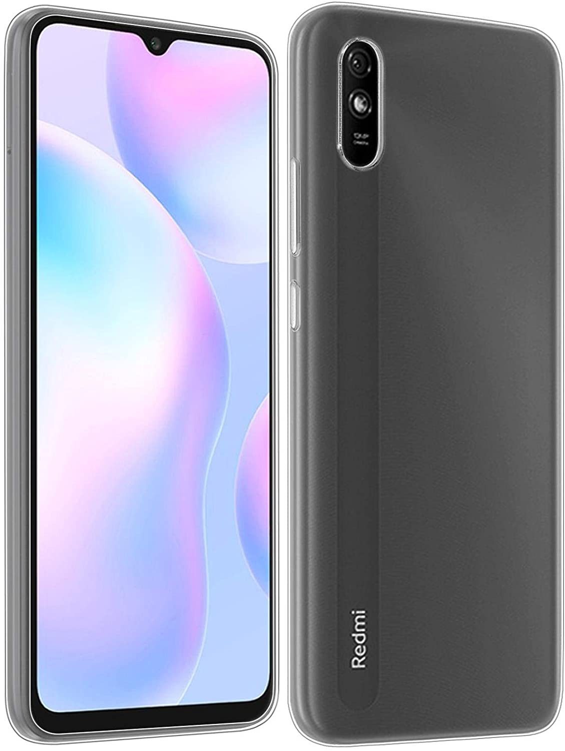 Wisam Smartphone-Hülle Wisam® Xiaomi Redmi 9A 6,53" Silikon Case Schutzhülle Hülle 16,59 cm (6,53 Zoll)