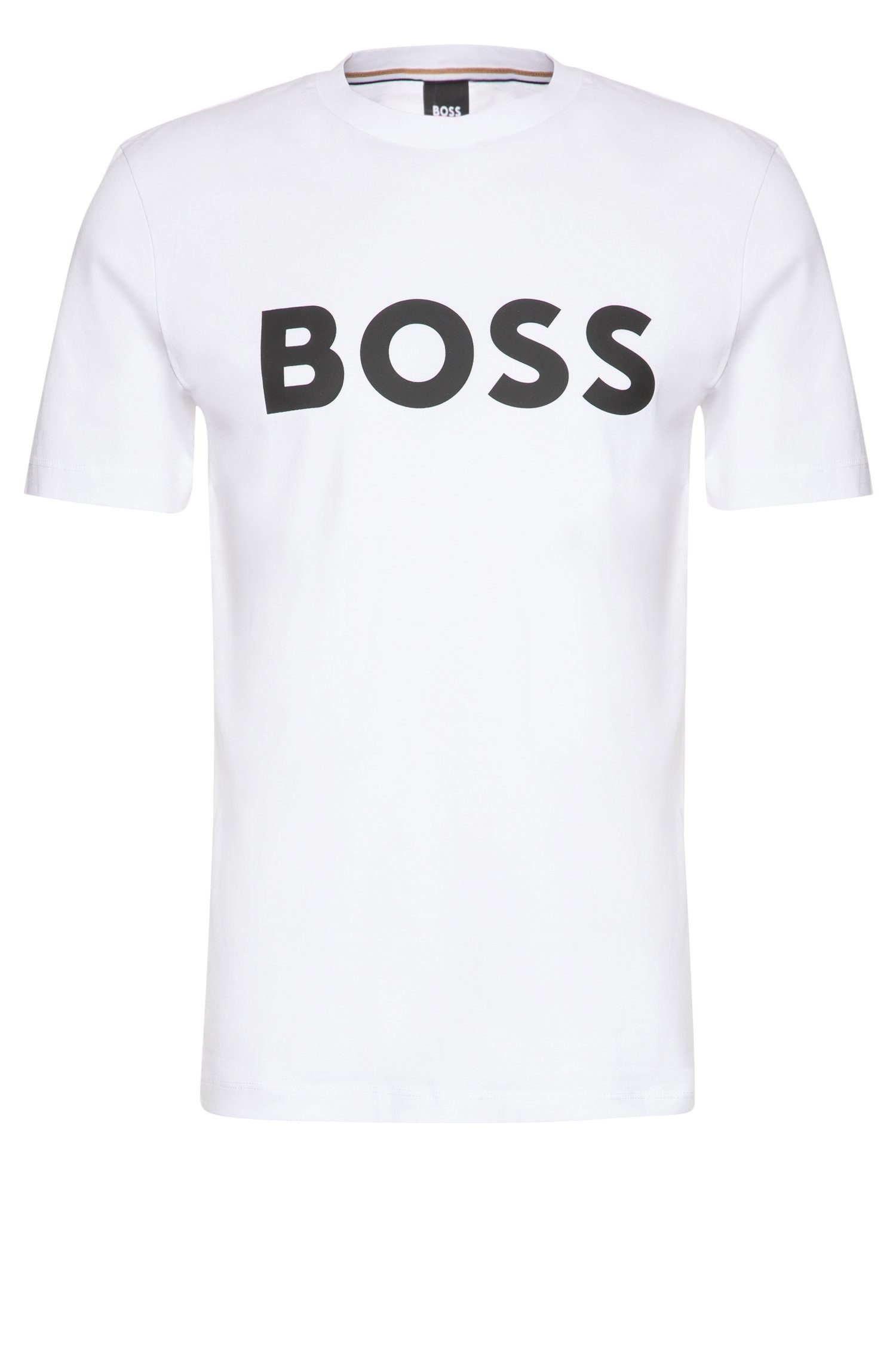 BOSS T-Shirt Tiburt (1-tlg) Weiß (100)