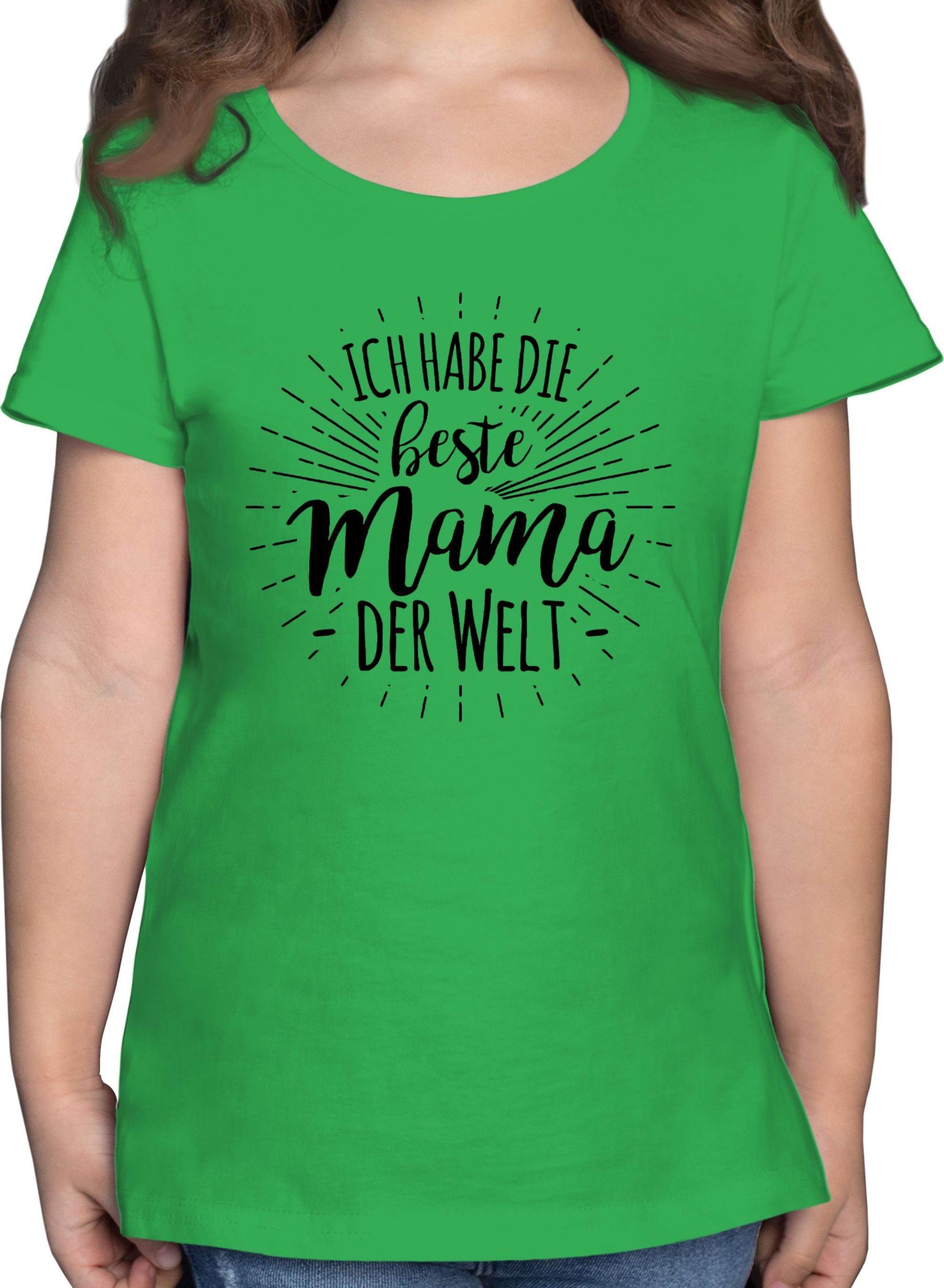 Shirtracer TShirt »Ich habe die beste Mama der Welt Statement Sprüche Kinder Mädchen Kinder