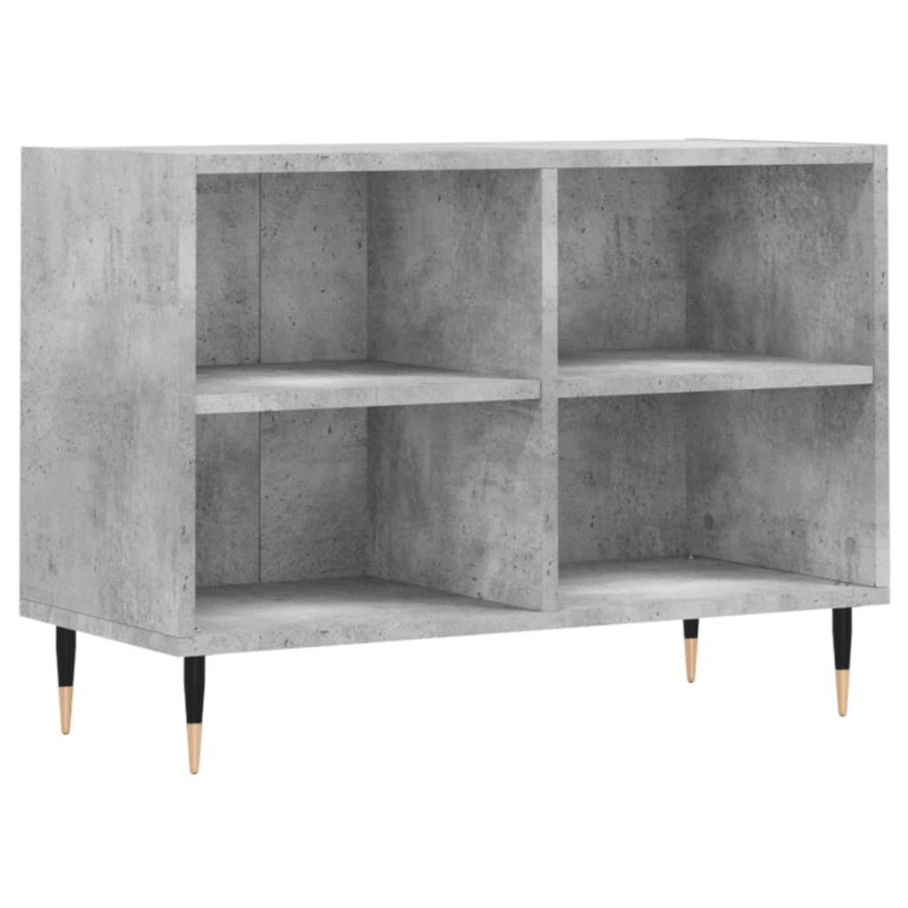 vidaXL TV-Schrank TV-Schrank Betongrau 69,5x30x50 cm Holzwerkstoff (1-St)