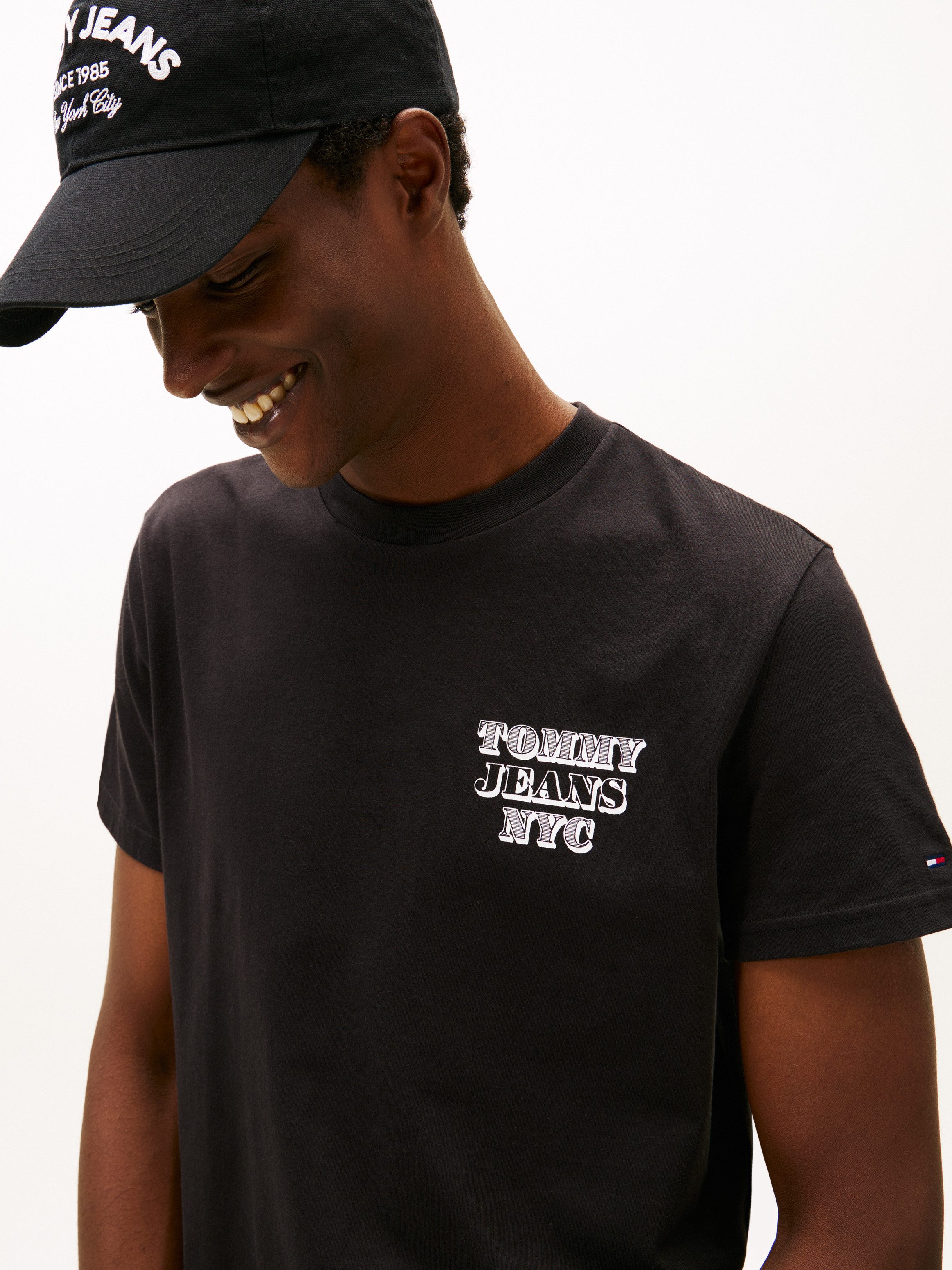 Tommy Jeans T-Shirt TJM ENTRY BILLS slim fit, Jersey, Rundhals günstig online kaufen