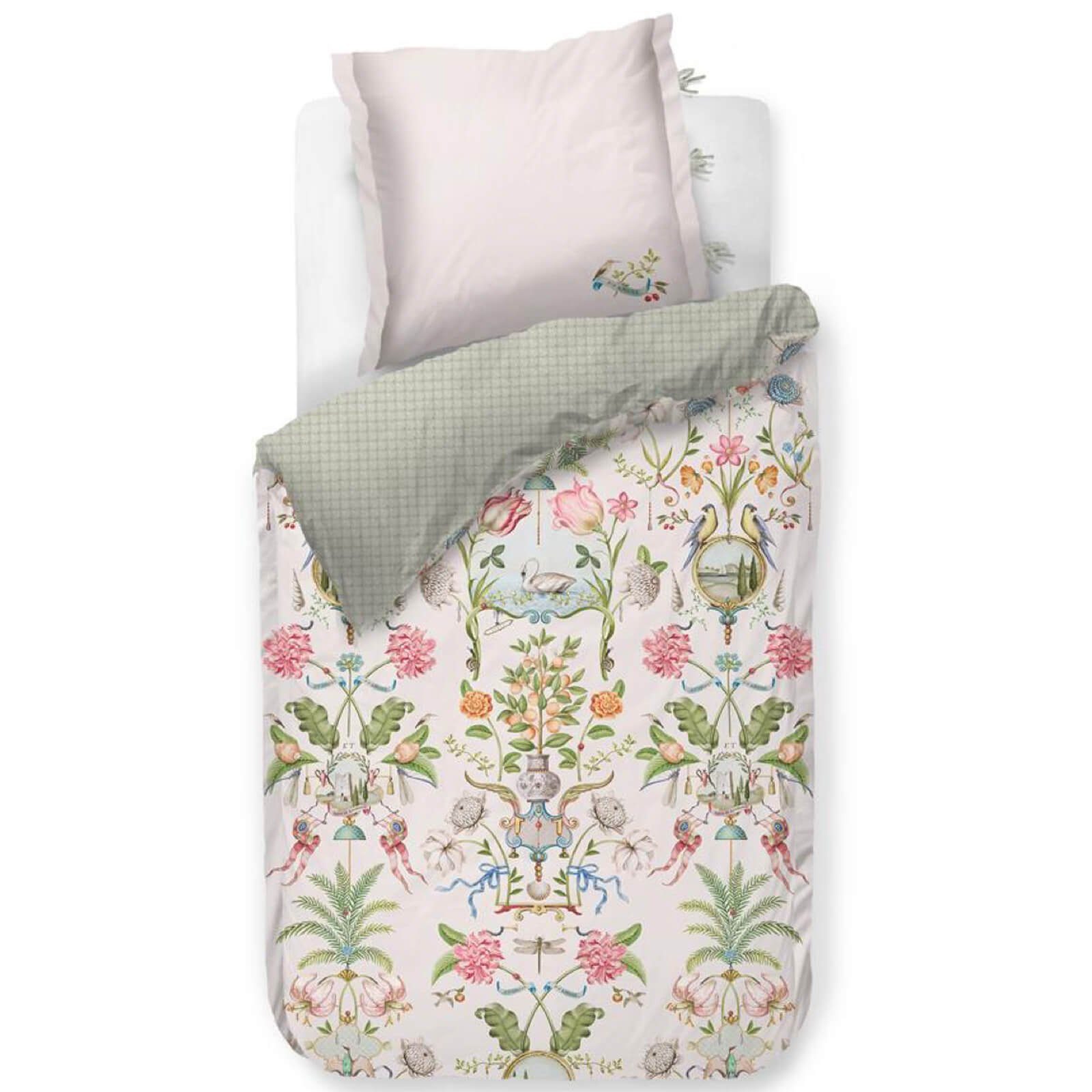 PiP Studio Bettwäsche Festa Di Lividonia Weiß, Perkal, 2 teilig, Blüten, Sc günstig online kaufen