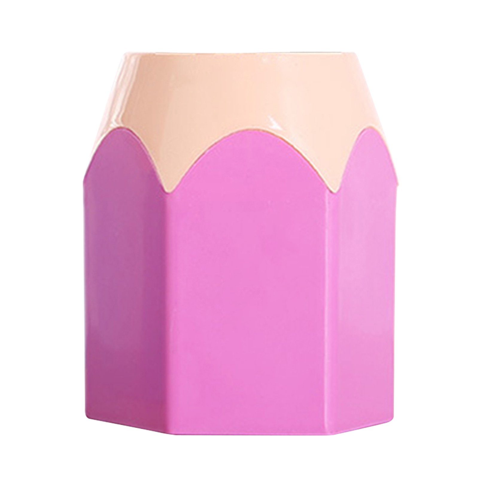 Blusmart Federmäppchen Buntstift-Spitzen-Form, Briefpapier-Eimer, Großes Fassungsvermögen pink | Federmäppchen