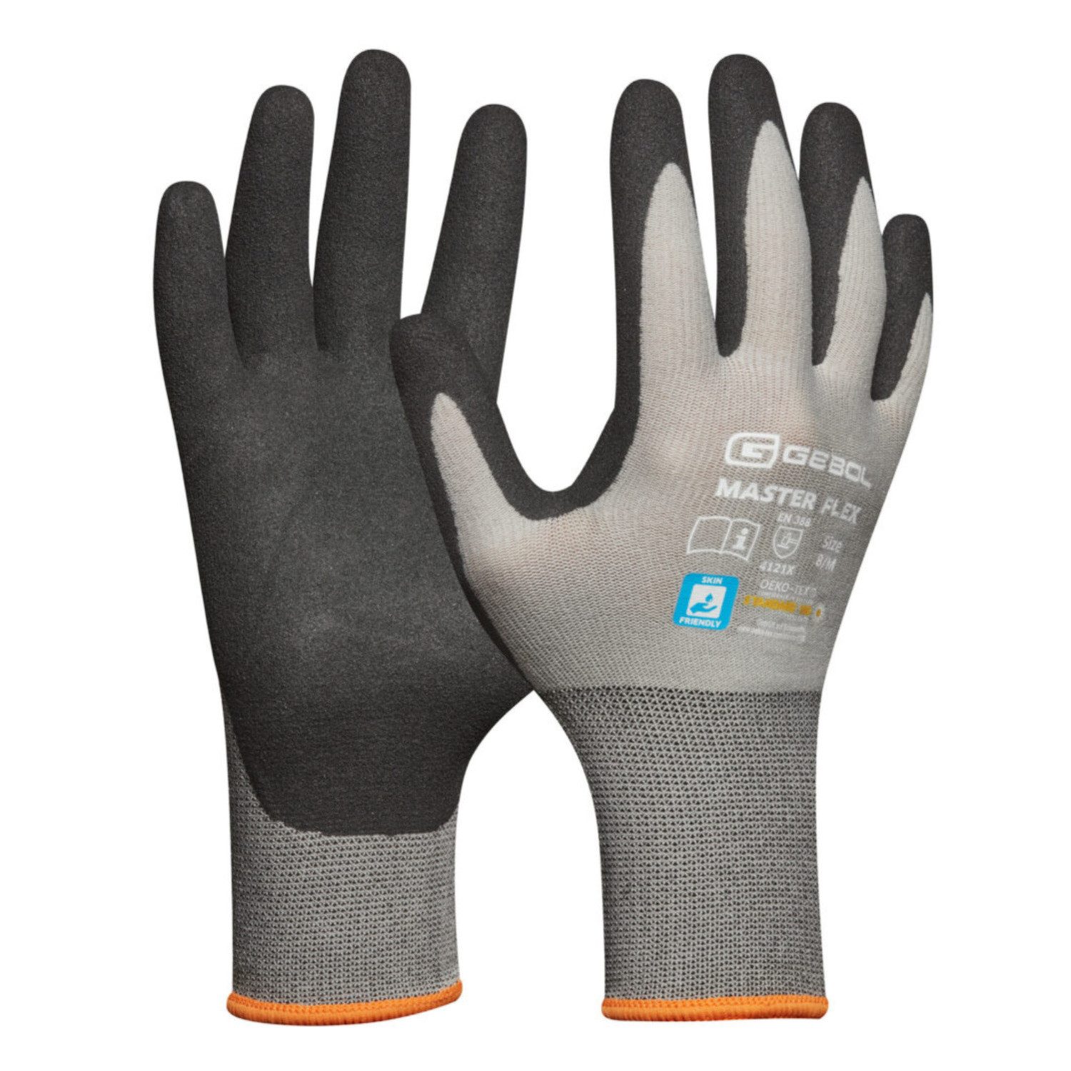 Gebol Arbeitshandschuhe MASTER FLEX Nitril mit Sandy-Finish