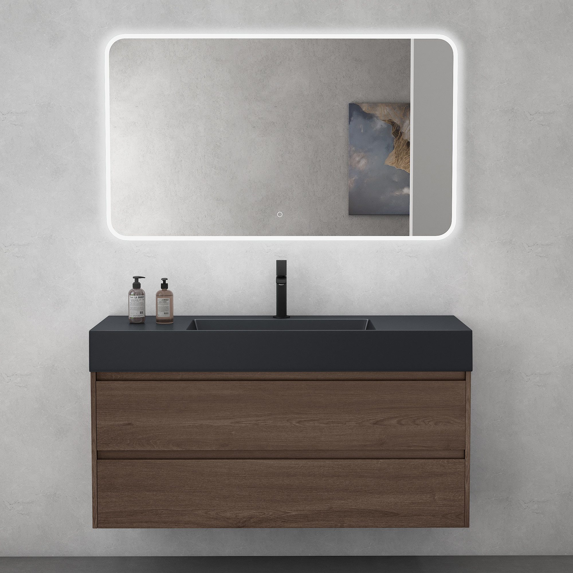 Mai & Mai Badmöbel-Set Badezimmermöbel 120cm günstig online kaufen