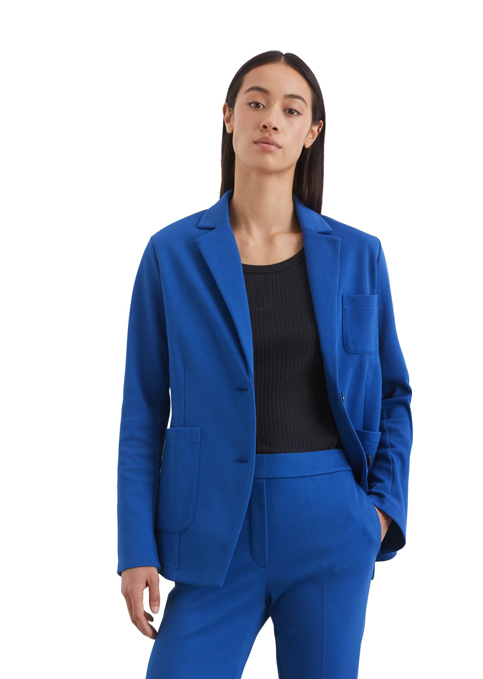Jerseyblazer aus Organic Cotton-Mix