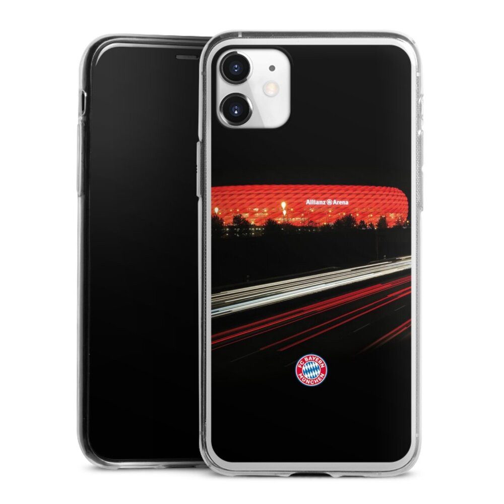 DeinDesign Handyhülle FC Bayern München FCB Stadion FC Bayern München Allianz Arena, Apple iPhone 11 Slim Case Silikon Hülle Ultra Dünn Schutzhülle