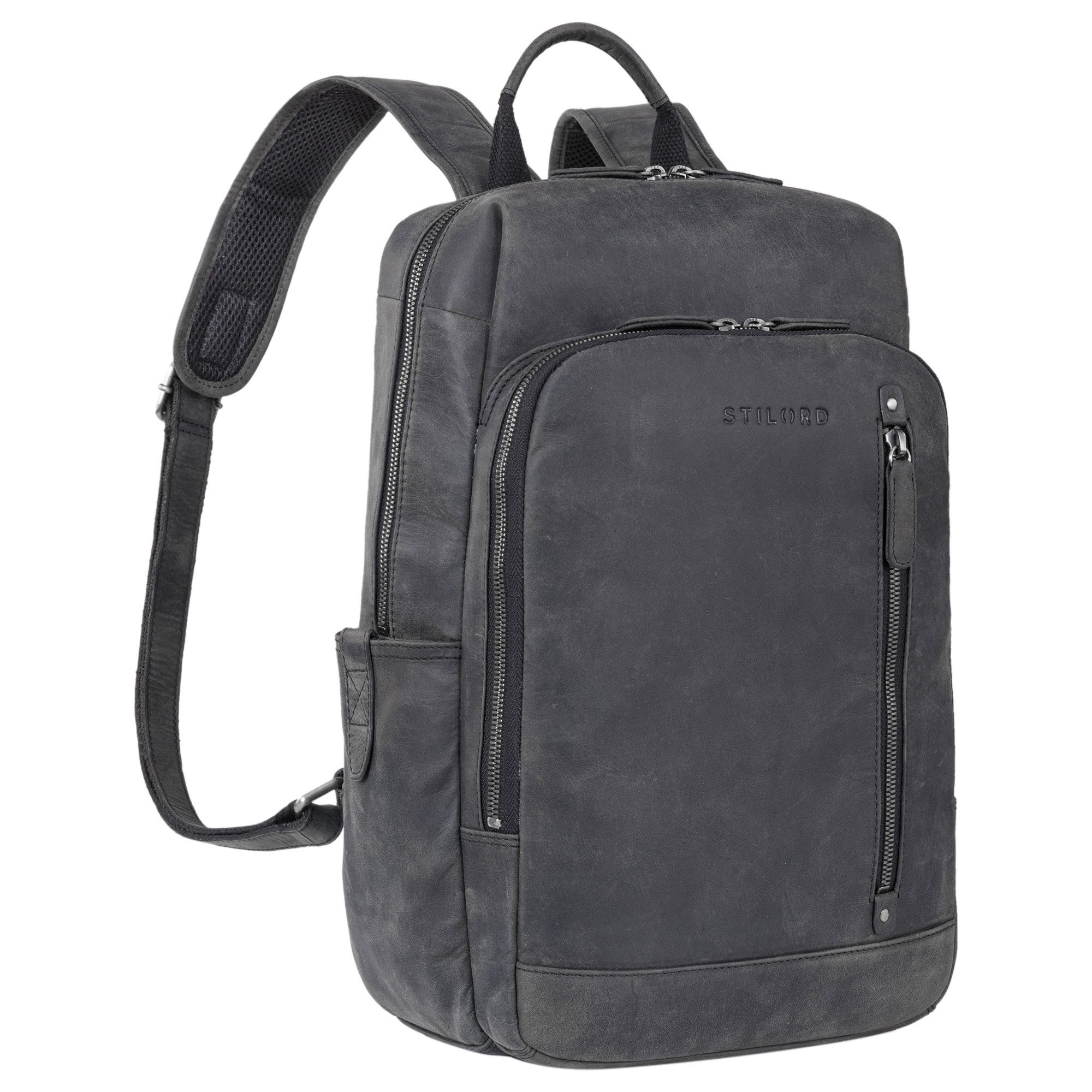 STILORD Notebook-Rucksack "Johnson" Lederrucksack Herren Business günstig online kaufen