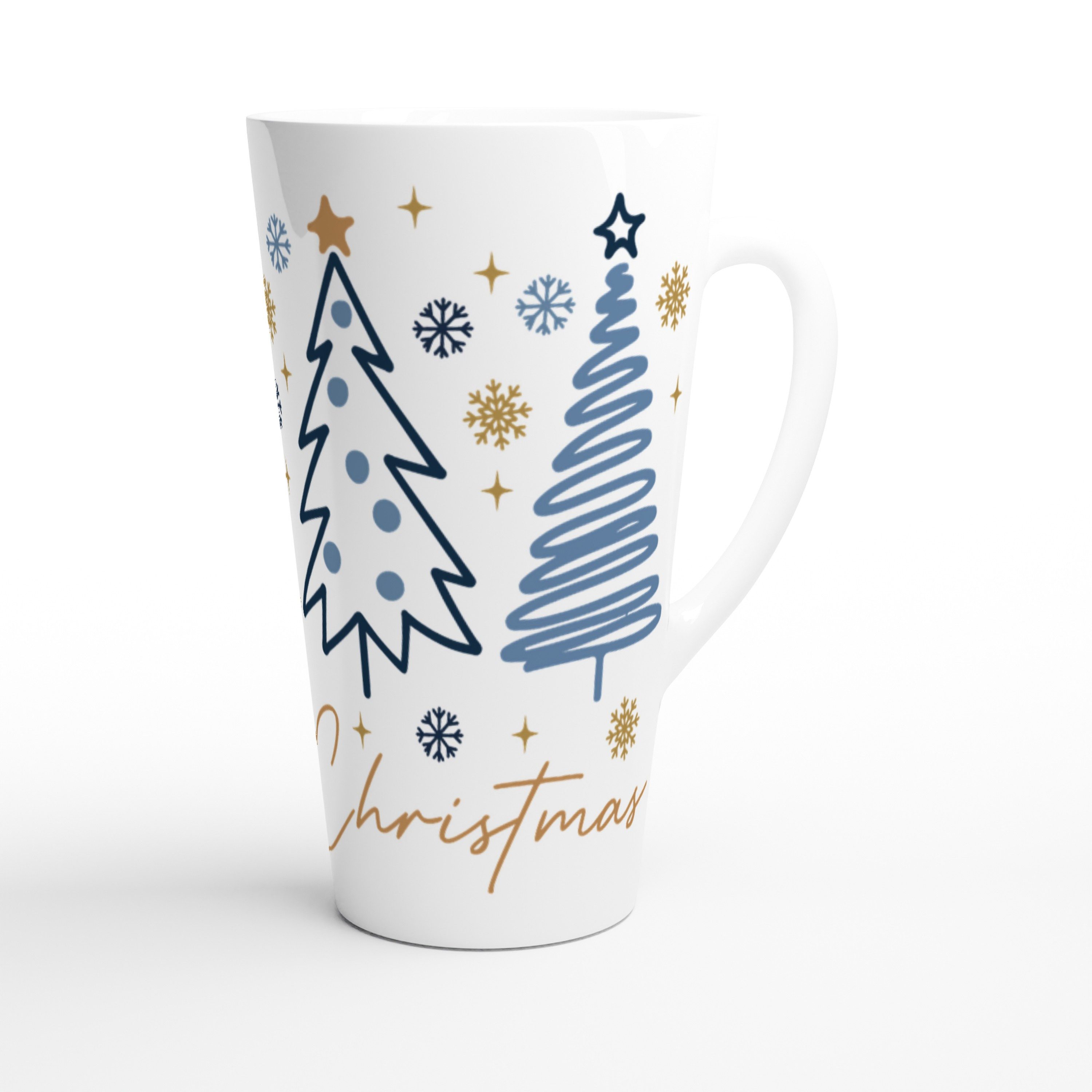 Alltagszauber Latte-Macchiato-Tasse Jumbo-Tasse MERRY CHRISTMAS, 1-tlg., Keramik, extra groß, für ca. 500ml Inhalt