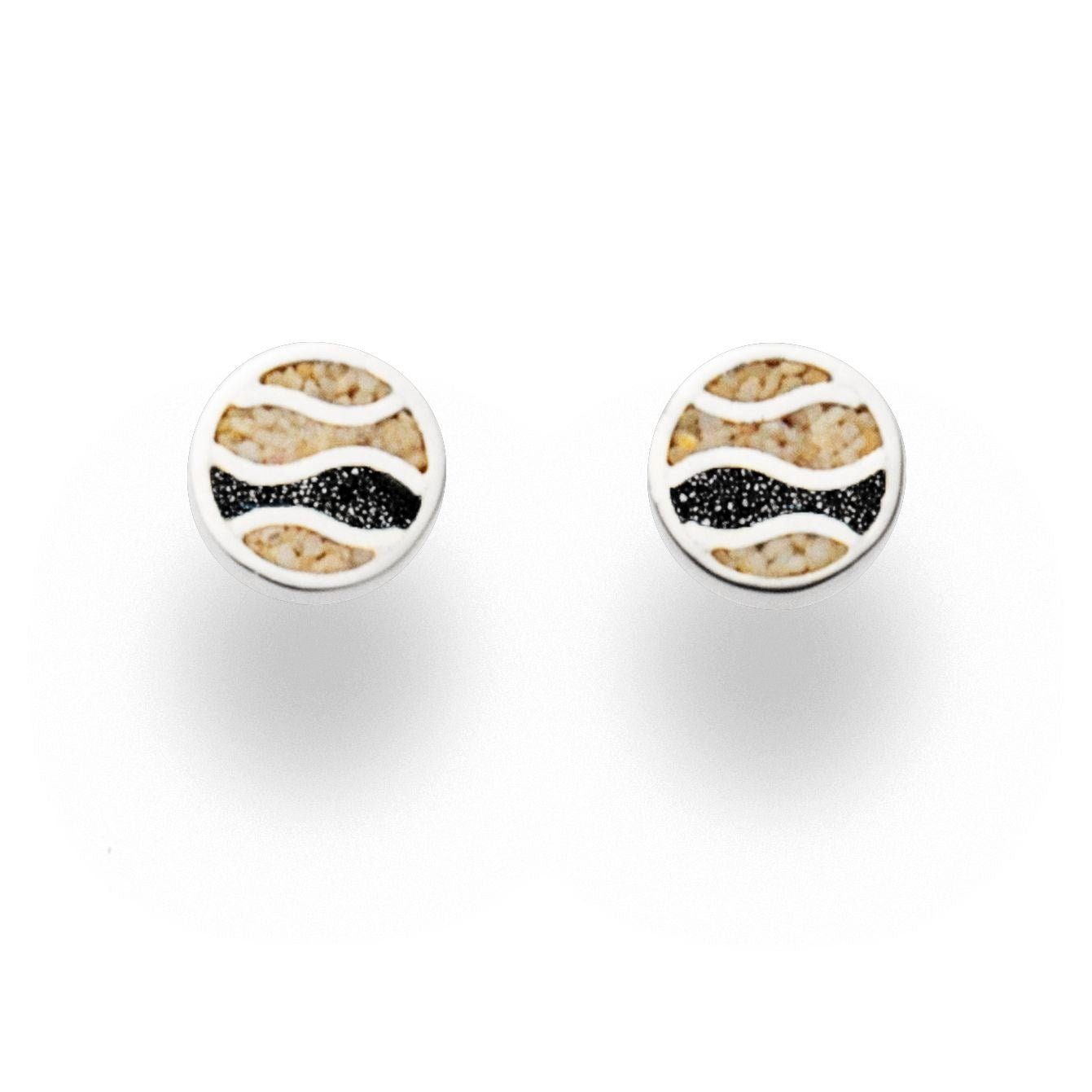 DUR Ohrring-Set DUR Schmuck: Ohrringe, Ohrstecker "Strandwellen", mit Strandsand und L