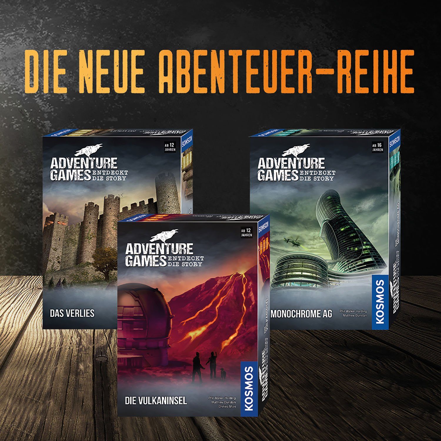 Spiel, Mystery-Spiel Made Games Kosmos Vulkaninsel, - Verlag Die Adventure KOSMOS in Germany