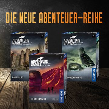 Kosmos Spiel, Mystery-Spiel Adventure Games - Die Vulkaninsel, Made in Germany