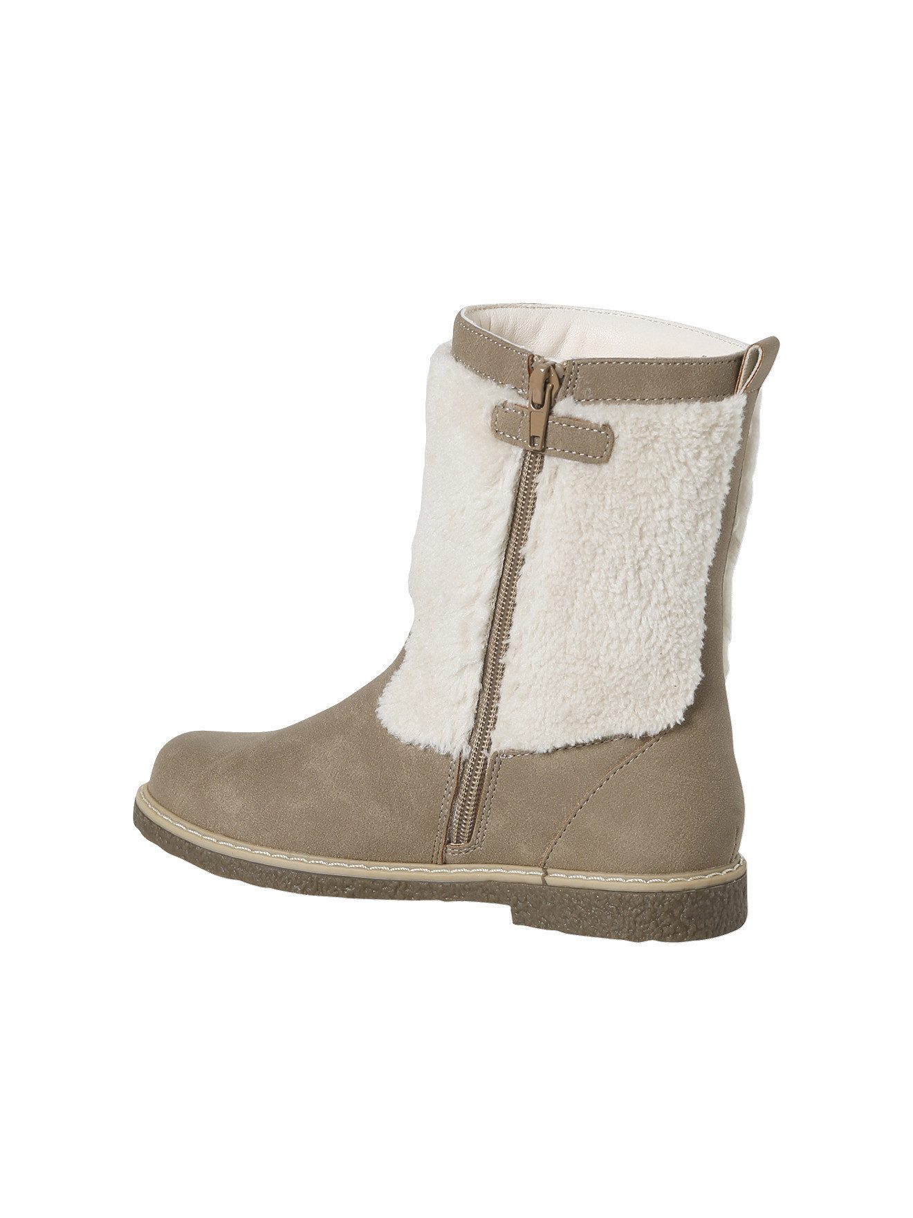 vertbaudet Gefütterte Stiefel mit Reißverschluss, Mädchen Stiefelette
