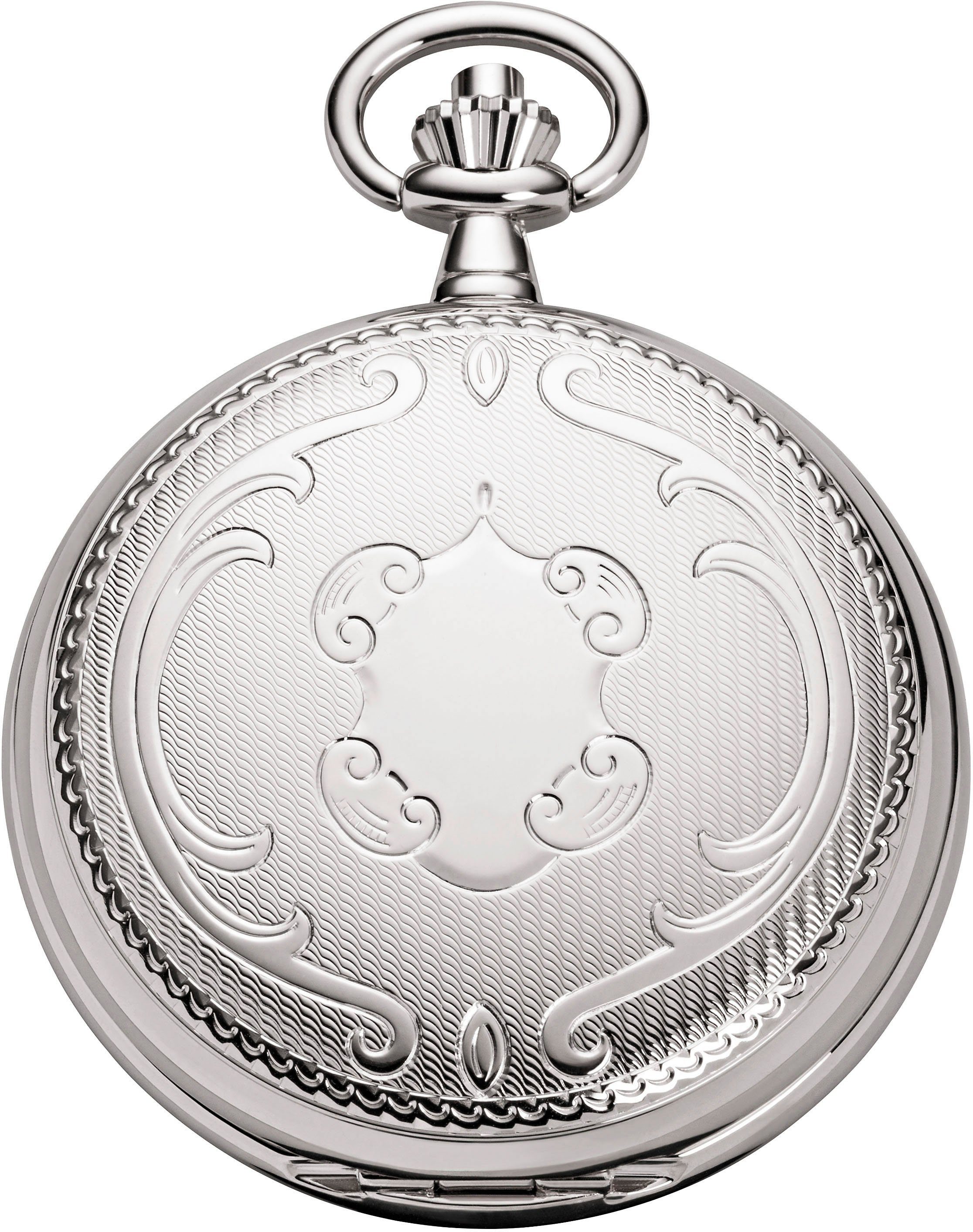 Regent Taschenuhr P704-19377740, (Set, 2-tlg., mit dazu passender Kette), Herrenuhr, Handaufzug, skelettiertes Zifferblatt, Geschenkidee