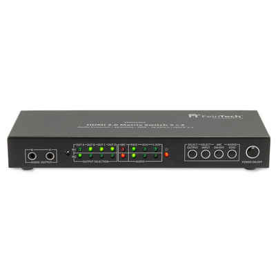 FeinTech Audio / Video Matrix-Switch VMS02400 HDMI 2.0 Matrix Switch 2x4, mit 2-fach Audio Extractor