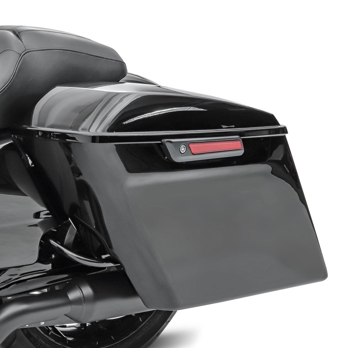Craftride Koffer Seitenkoffer Stretched für Harley Davidson Touring Modelle 94-13 # Bla