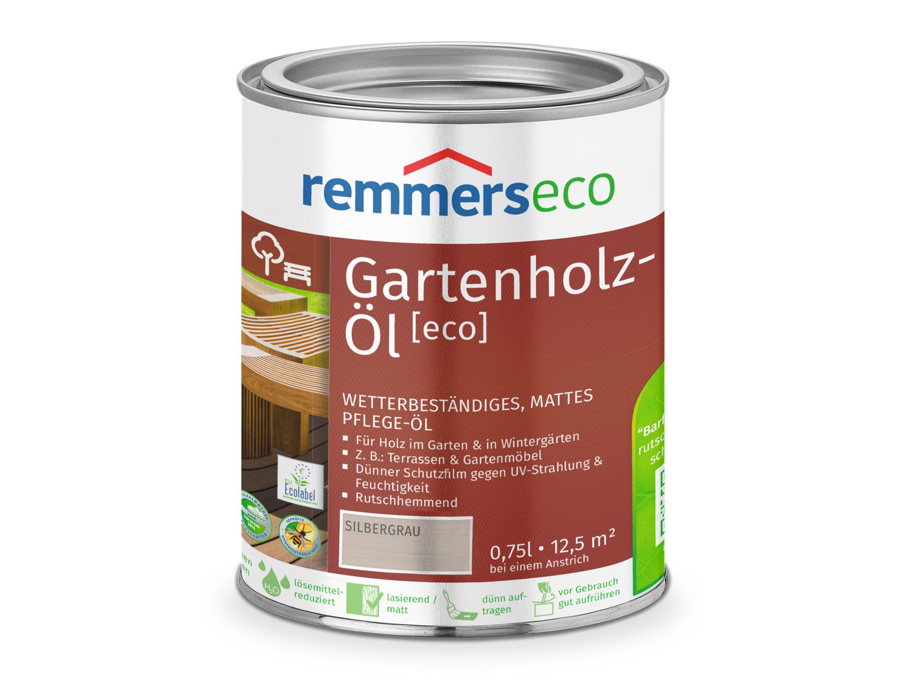 Remmers Ölfarbe Patina-Öl [eco] graphitgrau 0,75 Liter