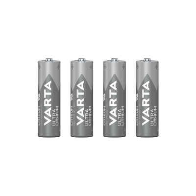 VARTA Batterie Ultra Lithium 4xAA Batterie, (4 St)