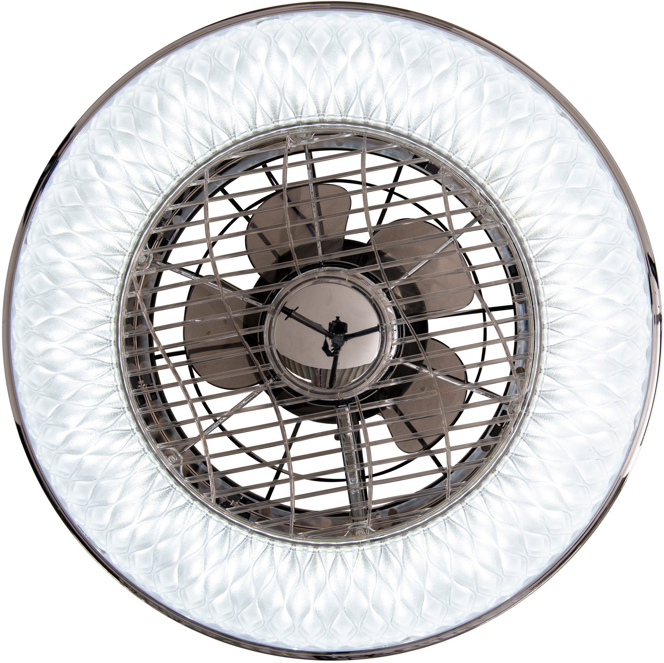Deckenleuchte 1,5v warmweiß näve dimmbar, LED Viento, LED Ventilator, Ventilatorfunktion, - Batterien Fernbedienung, fest AAA kaltweiß, integriert, CCT,
