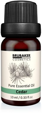 BRUBAKER Duftöl 3er-Set Zeder Öl - Kraft, Entspannung & Freier Atem (Naturrein & Vegan, 3 x 10 ml Zederöl Baumöl), Ätherische Öle Aromatherapie Geschenkset