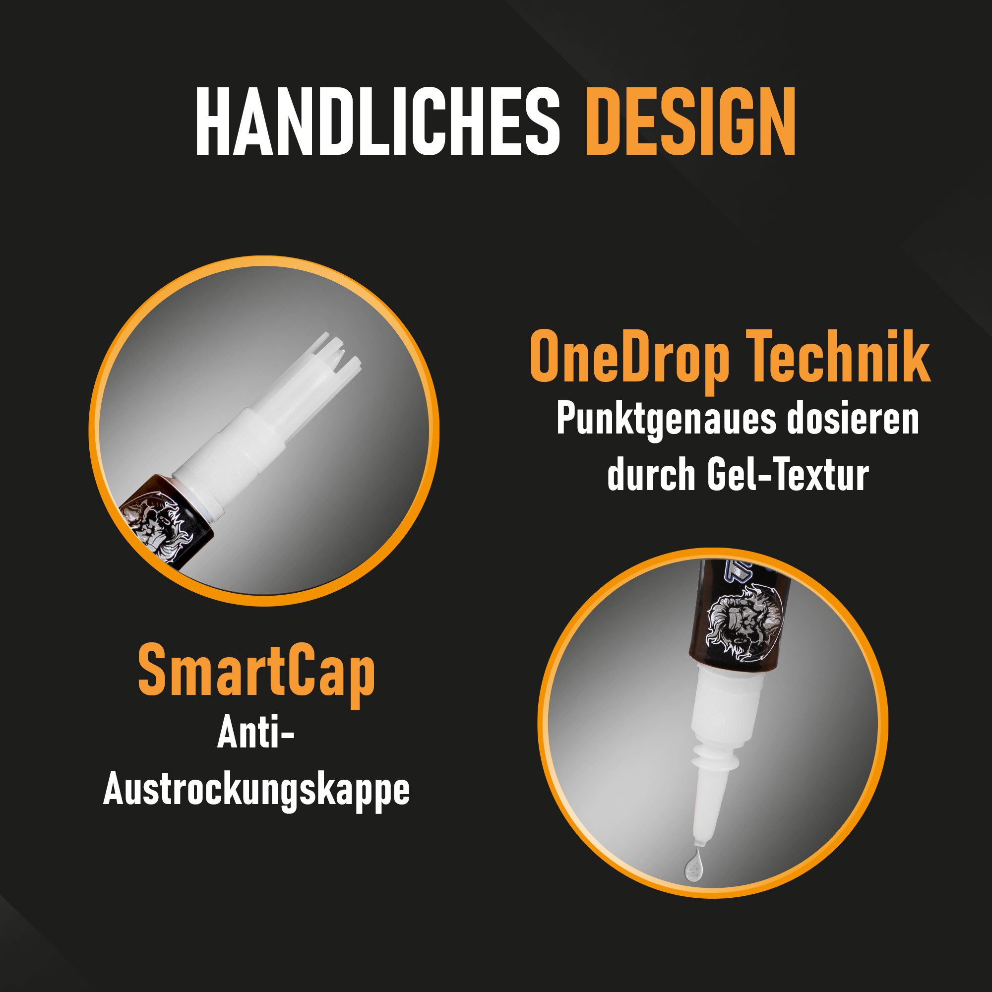 Bestlivings Sekundenkleber Gel extra stark, (10-tlg), hitze- und kältebeständig, für Holz, Metall, Kunststoff, Porzellan – Bild 4 von 5