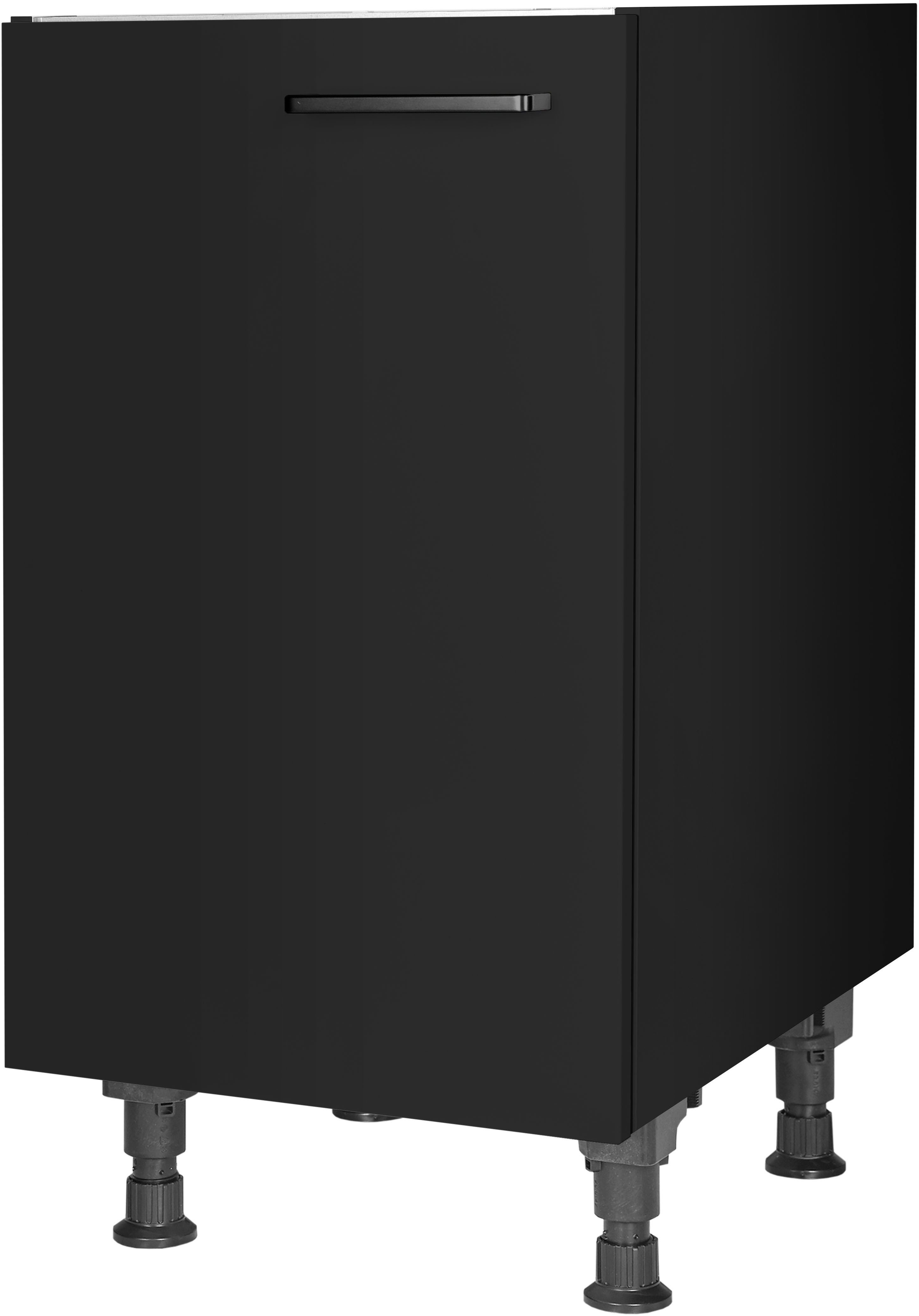 nobilia® Spülenschrank "MIAMI", Ausrichtung wählbar, vormontiert, in den Breiten 45 und 60 cm, mit höhenverstellbaren Sockelfüßen