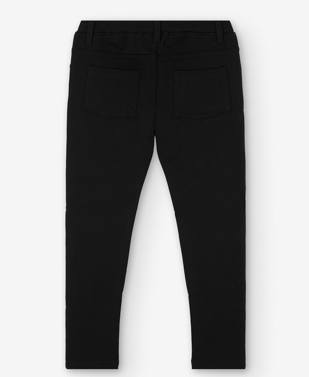 LOSAN Thermoleggings Losan Mädchen Sweat Jeggings angeraut schwarz (1-tlg., kein Set)