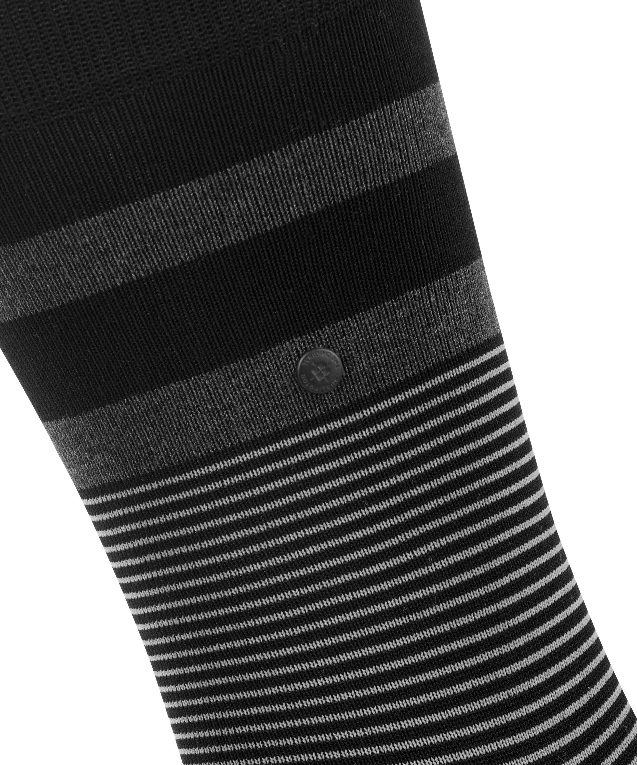 (3000) Stripe Socken (1-Paar) Burlington black Black