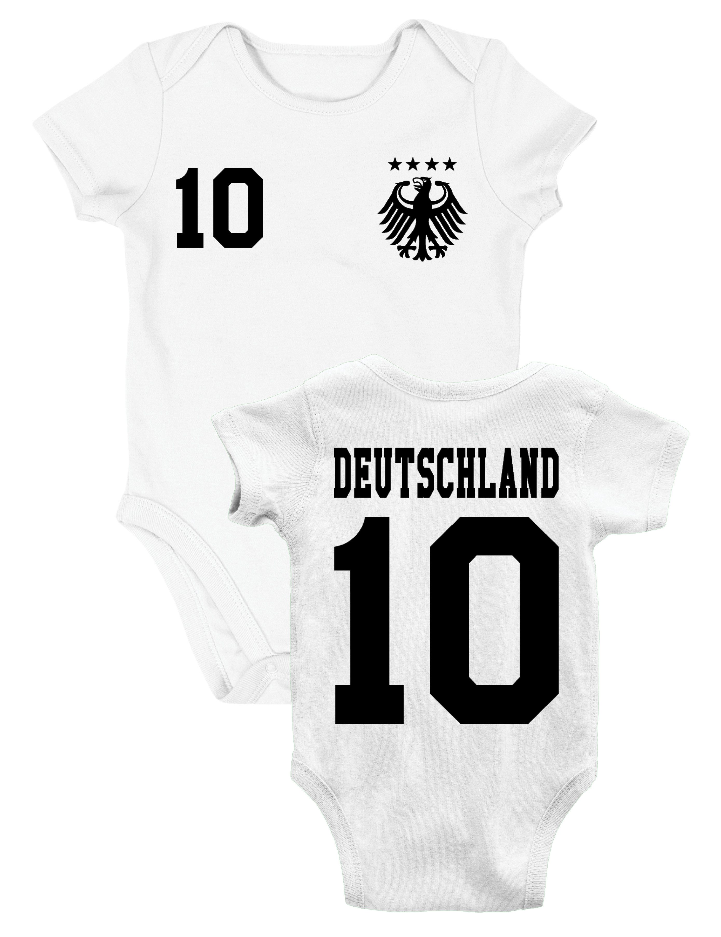 Youth Designz Kurzarmbody Deutschland Kinder Baby Body Strampler mit trendigem Motiv