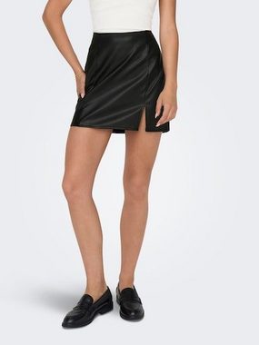 ONLY Lederimitatrock ONLLENI FAUX LEATHER SLIT SKIRT PNT NOOS