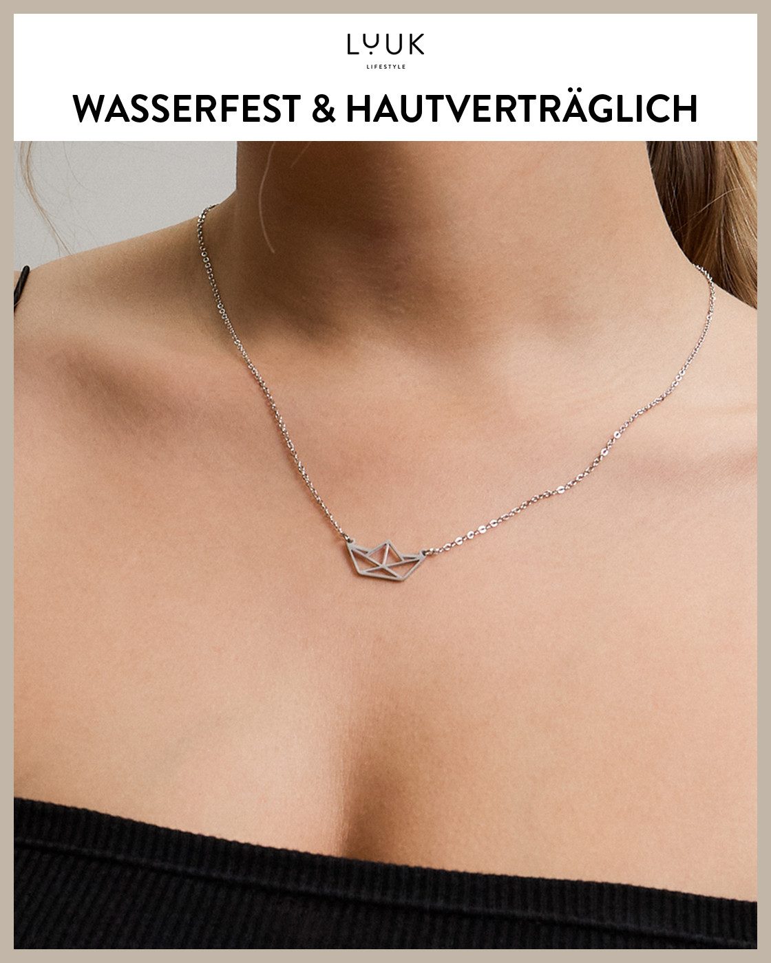LUUK LIFESTYLE Kette mit Anhänger Schiff, günstig online kaufen